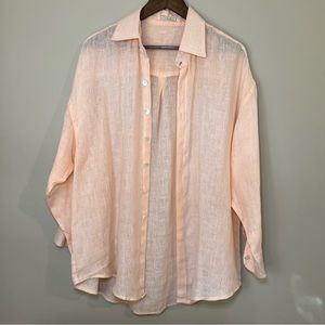 Vitamin A 100% Linen Shirt Size S (Women’s) *Dry Cleaned*